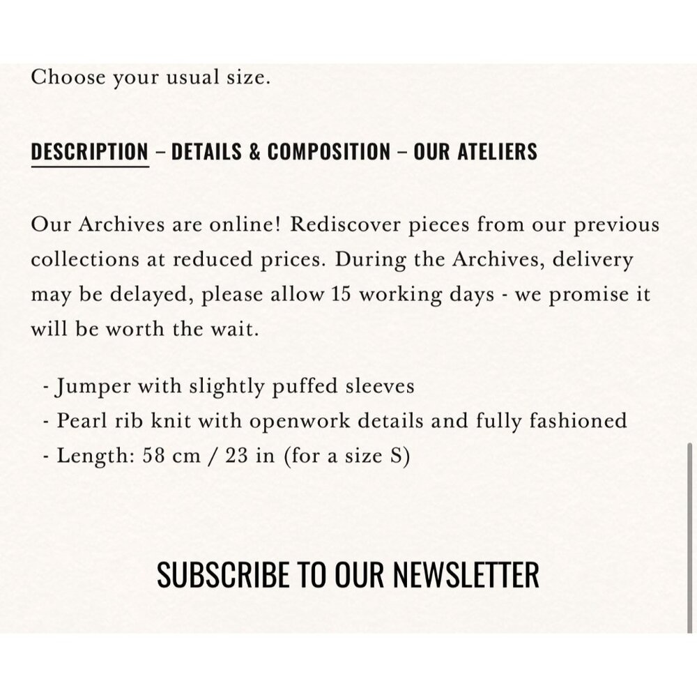 Sézane Dwee Jumper – Size M (White) - Picture 2 of 9